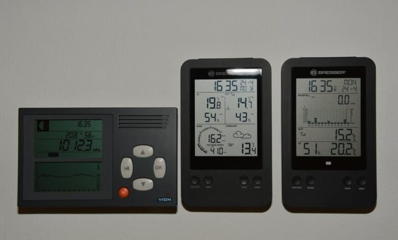 barometric pressure data input